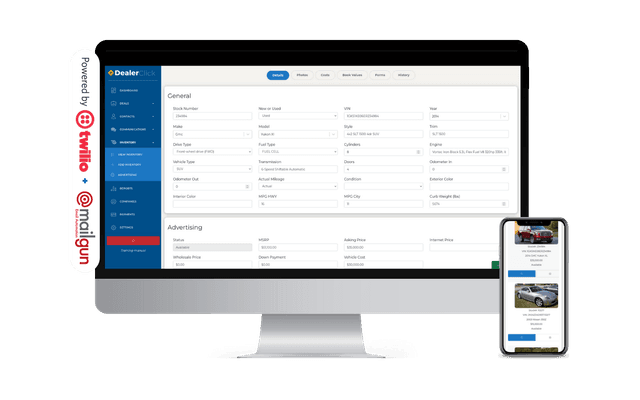Auto Dealer CRM Software | Text and Email | DealerClick | DealerClick DMS