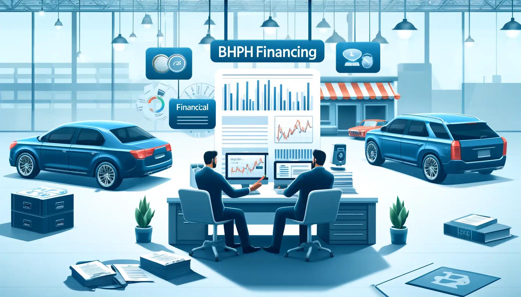 BHPH dealership financing process with in-house payment solutions and customer approval workflow